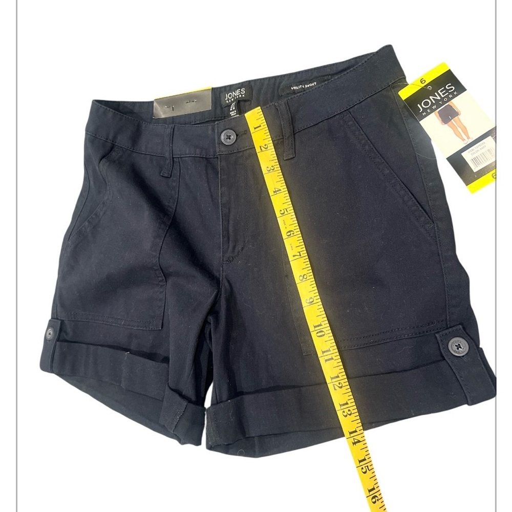 Jones New York Women's Navy Blue Shorts Size 6 - Picture 4 of 4